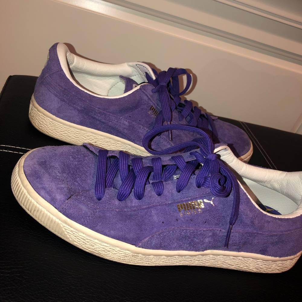 Purple Suede Puma States Sneakers unisex